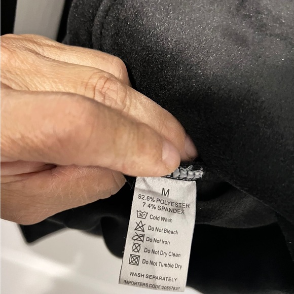 Black Faux Fur Hoodie - Picture 7 of 7